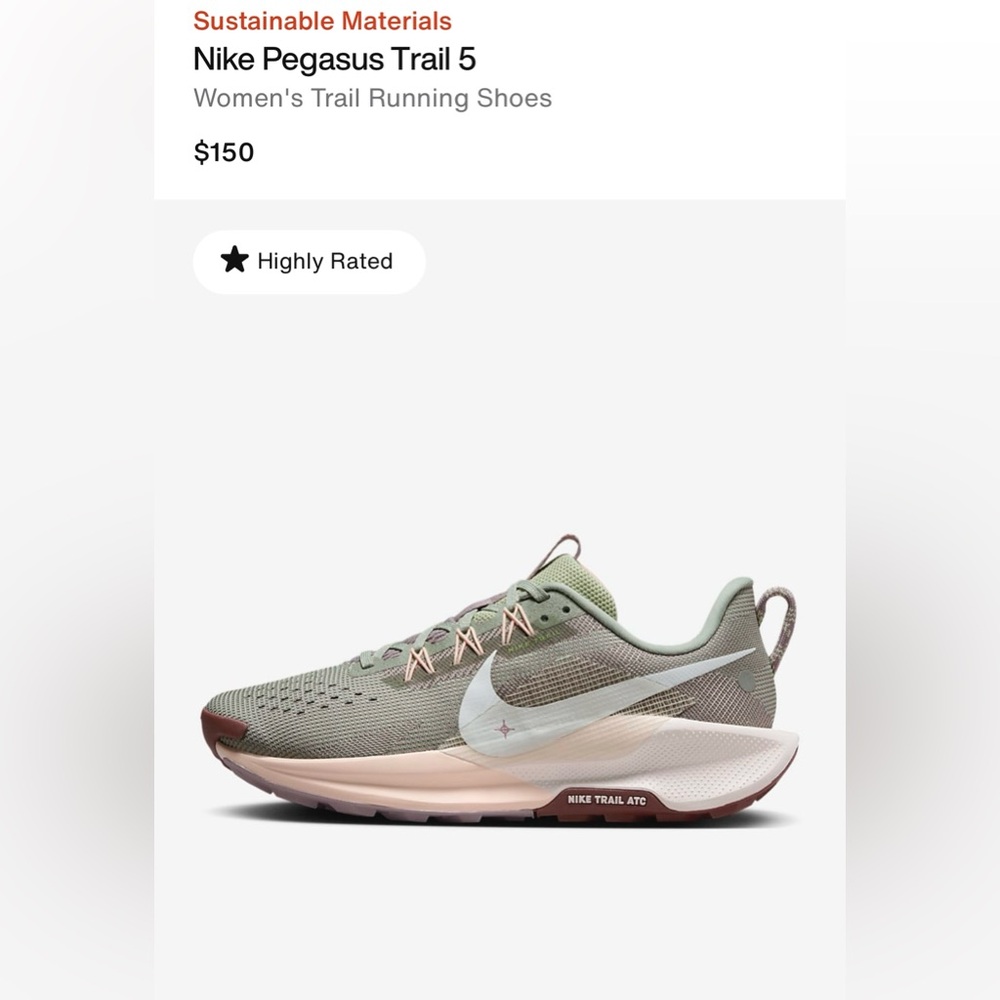 Nike Pegasus Trail 5
Women's Trail Running Shoes
